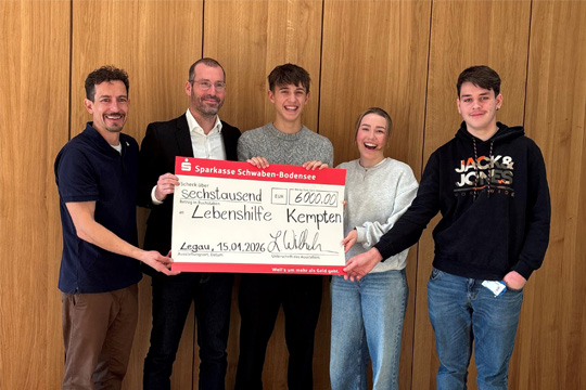 Rapunzel spendet an Stiftung Lebenshilfe Kempten. Rapunzel spendet 6.000 Euro an die Stiftung Lebenshilfe Kempten