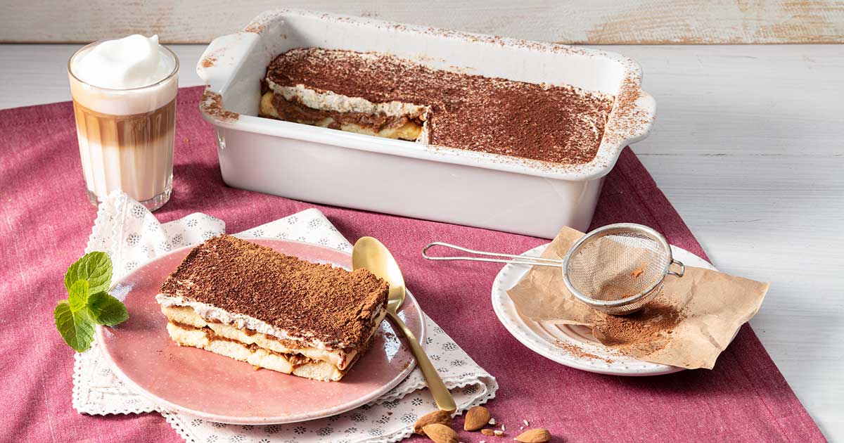 Bio-Rezept: Mandel-Tiramisu mit Kaffeepower (ohne Eier) - Rapunzel ...