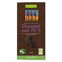 Chocolat extra noir 70% de cacao (Rapadura) HAND IN HAND