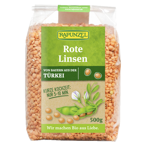 Bio-Product: Red lentils - Rapunzel Naturkost