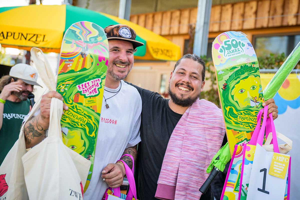 Gewinner des Skate Miniramp Contest