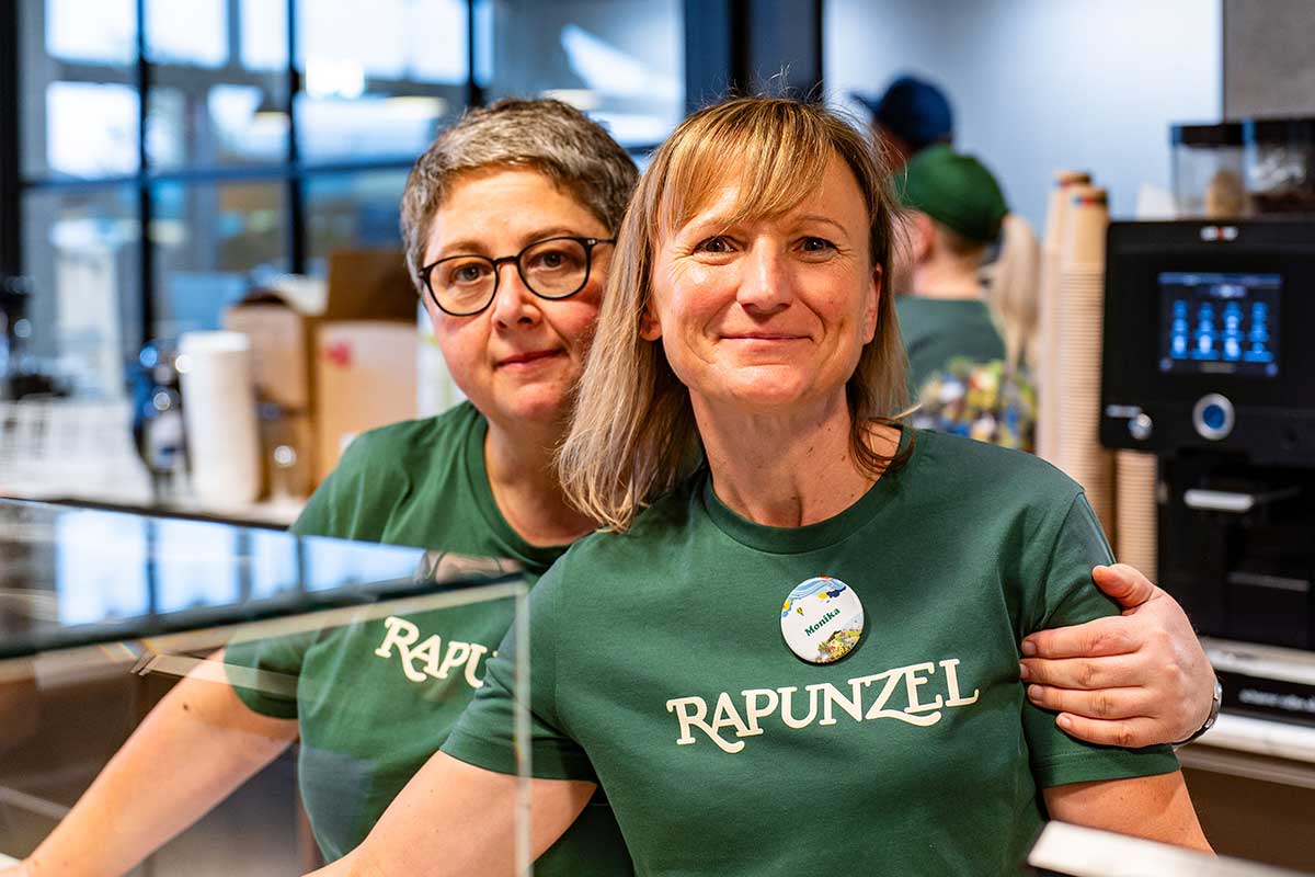 Das Rapunzel Welt Service Team verköstigte viele Besucher