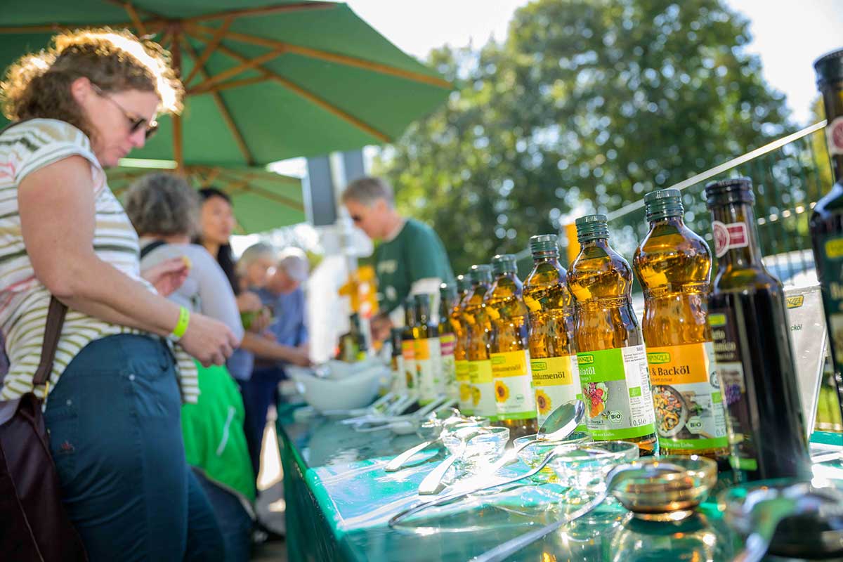 Verkostungsmeile auf dem Rapunzel Festival