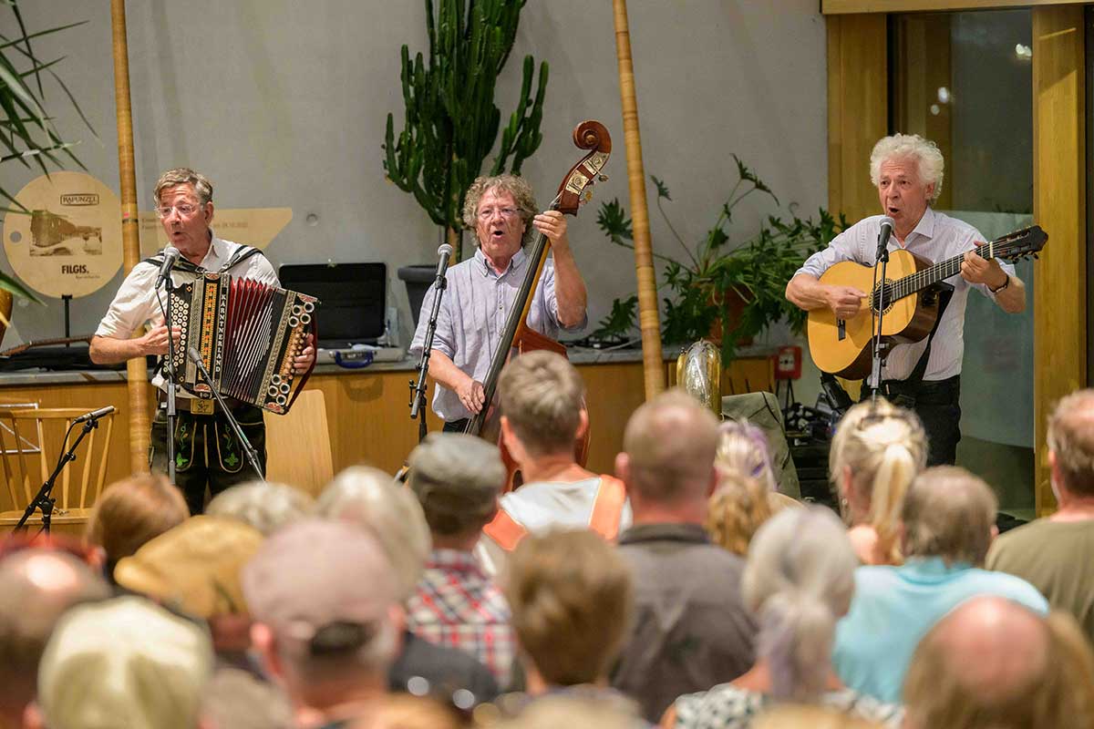 Well-Brüder zum Konzert auf dem Eine Welt Festival